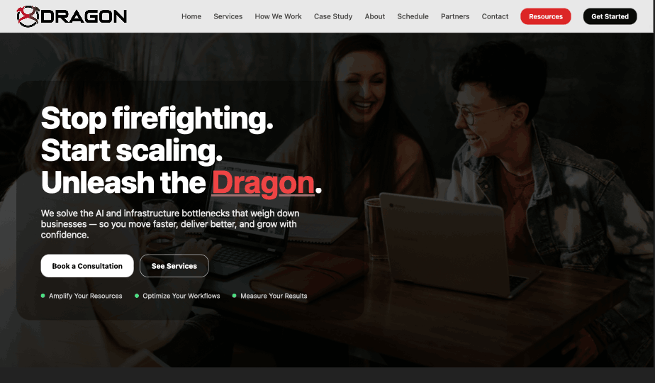 X Dragon Public Site — live site